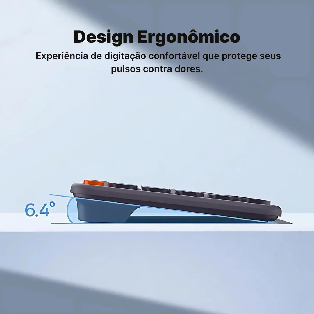 Teclado Numérico K01B Sem Fio 3 em 1 com Conexão Bluetooth | Innova Fácil
