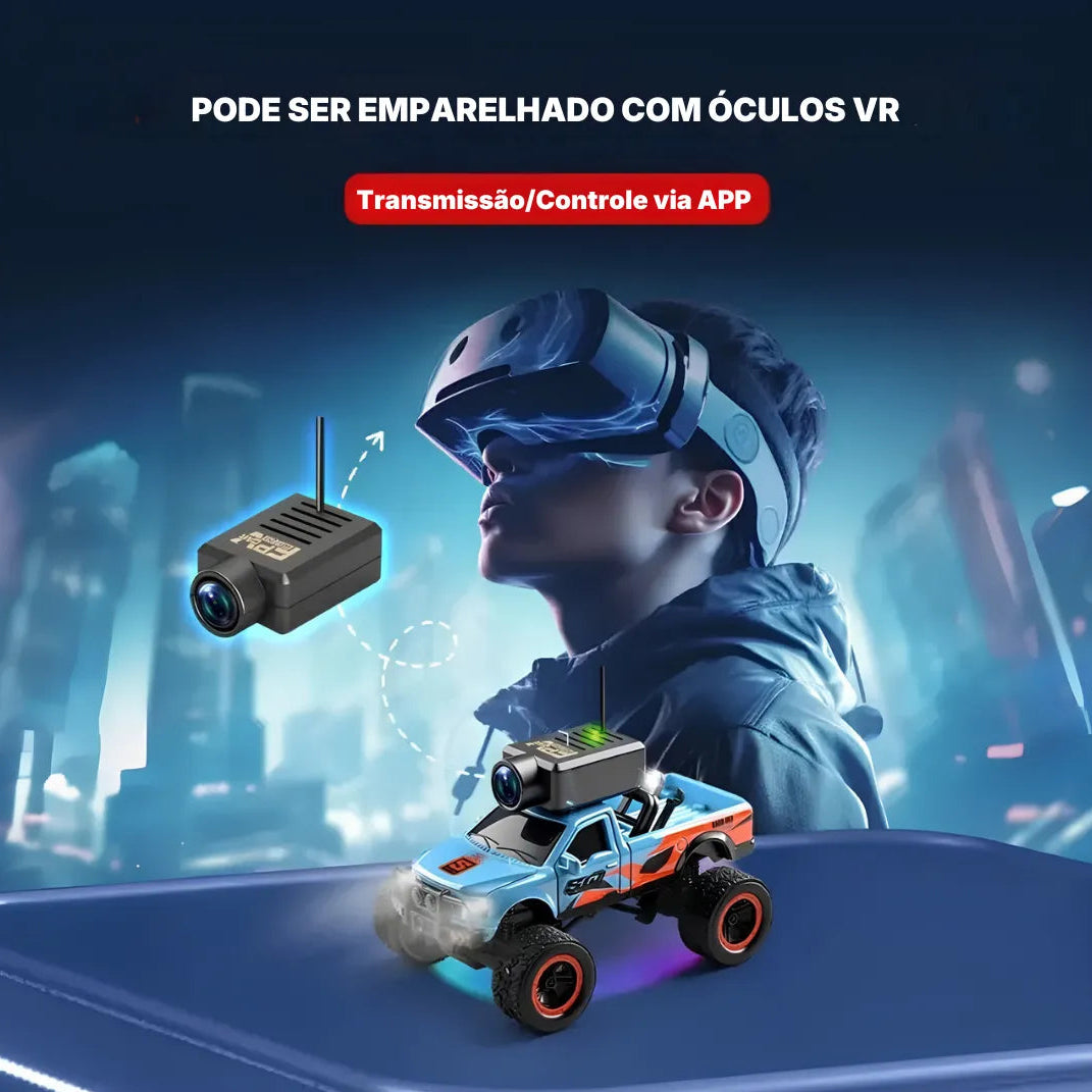 Carrinho Com Câmera Wi-Fi e Controle Remoto | Innova Fácil