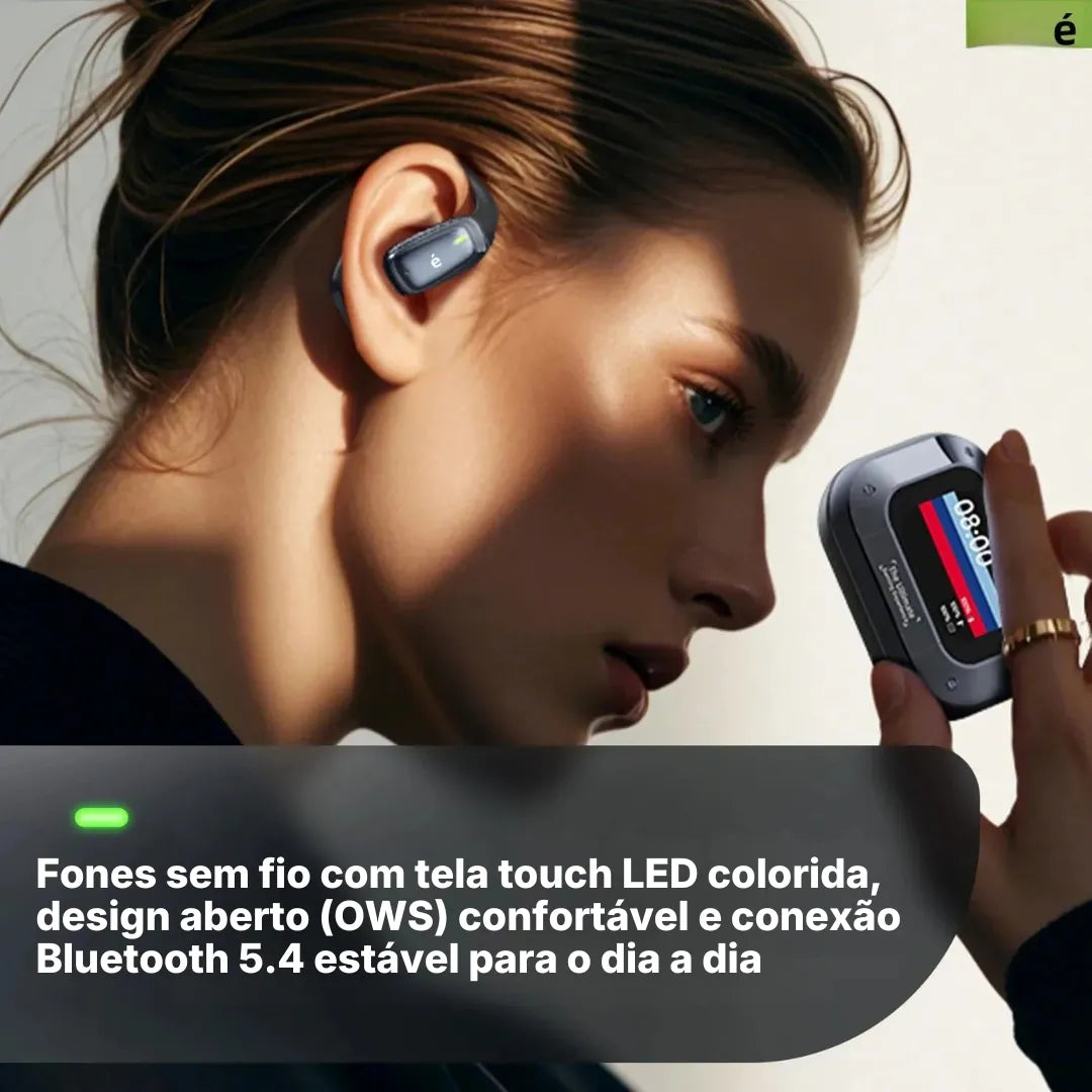 Fone Tradutor Bluetooth HTC NE25 Com Tela Touch E Bateria De Longa Duração | Innova Fácil