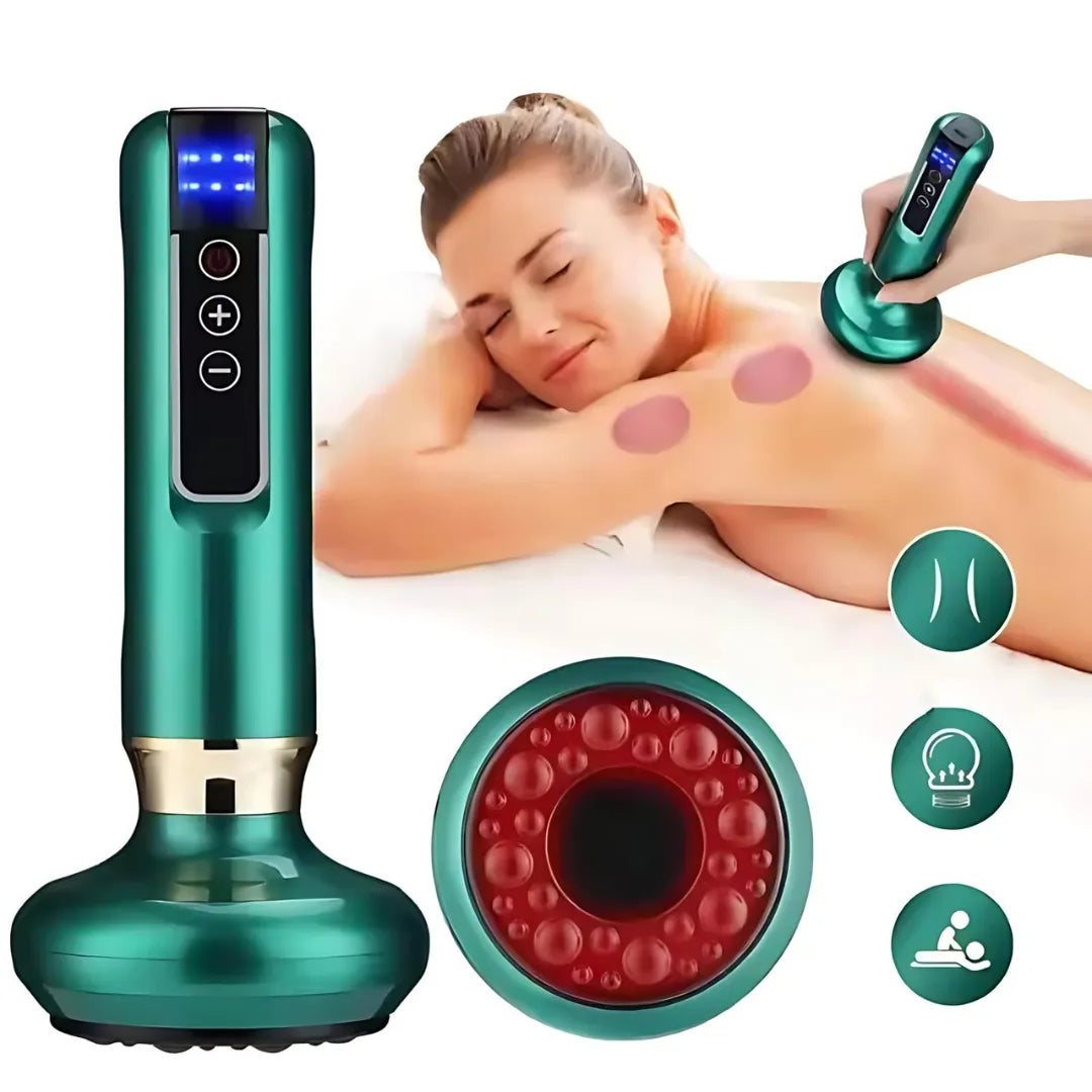 Massageador A Vácuo Salorie 12 Níveis De Calor Infravermelho | Innova Fácil