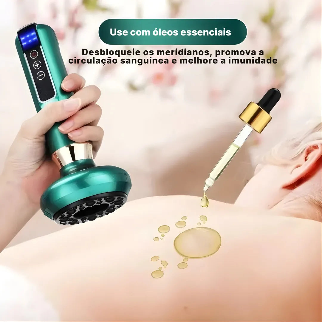 Massageador A Vácuo Salorie 12 Níveis De Calor Infravermelho | Innova Fácil
