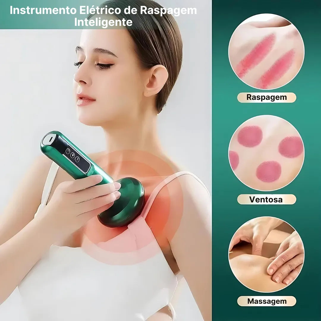 Massageador A Vácuo Salorie 12 Níveis De Calor Infravermelho | Innova Fácil