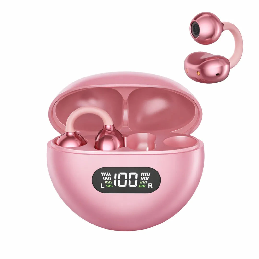 Fone Bluetooth FreeClips Open Ear Confortável e Moderno | Innova Fácil